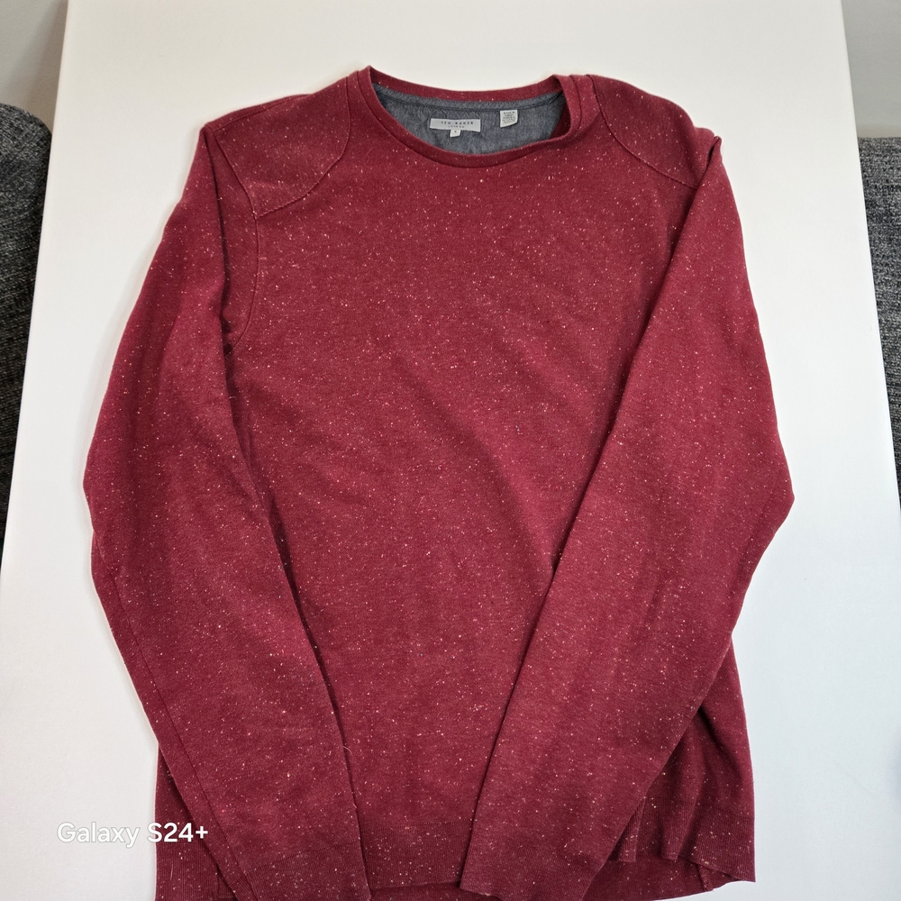 Ted Baker Men's Red Sweater Small